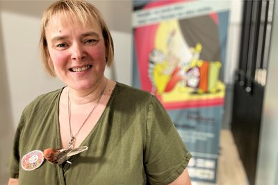 Überglücklich über den vollendeten Umzug der „Burattinos" in Stollberg: Theaterleiterin Annekathrin Rottstädt-Hänel.