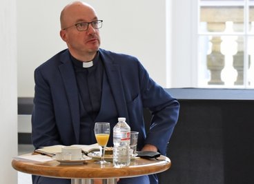 Landesbischof Tobias Bilz hat sich am Montag über den Prozess der Kulturhauptstadtplanung informiert. 