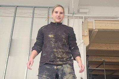 Sarah Schreiter – die Jung-Unternehmerin hat in ihrem Studio fast alles selbst eingerichtet.