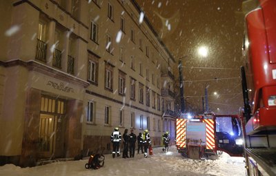 Feuerwehreinsatz an der Chemnitzer Reitbahnstraße