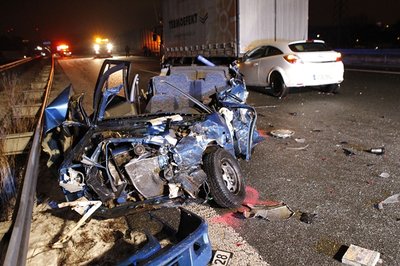 Ein 27-Jähriger Subaru-Fahrer kam am Dienstagabend auf der A72 ums Leben.