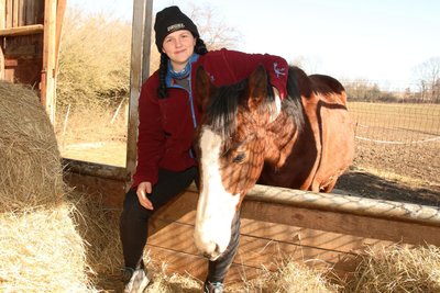 Tanja Turki und Pferd Claus sind ein Herz und eine Seele.