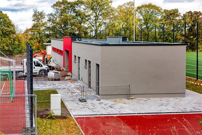 Das neue Funktionsgebäude wird am Mittwoch an die Sportler übergeben. Der Name Jahnkampfbahn bleibt.