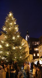 Der Weihnachtsdrasch in der Vorstadt (hier ein Archivbild von 2016) ist beliebter Treff für Einheimische.