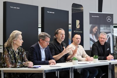 Pressekonferenz zur Business- und Modegala.