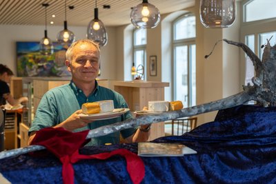 Geschäftsführer Thomas Kadenbach ist zufrieden mit den fünf Festivaltagen im neuen Inklusionshotel.