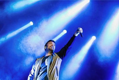 Am Freitagabend trat Marteria in Chemnitz auf. Das Foto zeigt den Künstler bei einem früheren Auftritt beim Hurricane-Festival. 