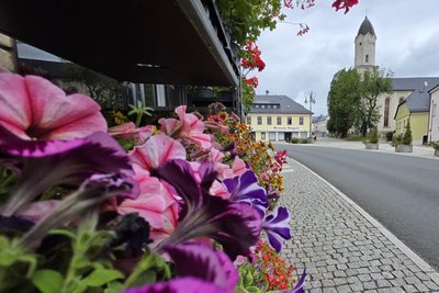 Bad Brambach - im Blick die Bosestraße mit Blick zum Marktplatz und zur Michaeliskirche - bleibt eigenständig.
