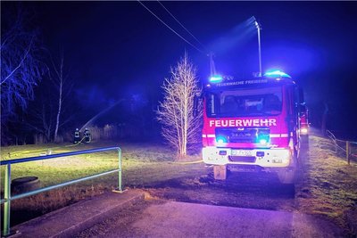 Gegen 0.15 Uhr wurden die Feuerwehren Zug und Freiberg an den Bieberteich in Zug alamiert. 