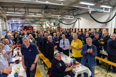 Am Freitagabend fand der Festakt der Lößnitzer Feuerwehr statt.