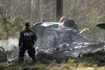 Bei dem Hubschrauberabsturz in Thalheim vor 20 Jahren kamen zwei Menschen ums Leben.