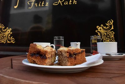 Linzer Torte in der Hofbäckerei Fritz Rath in Linz.