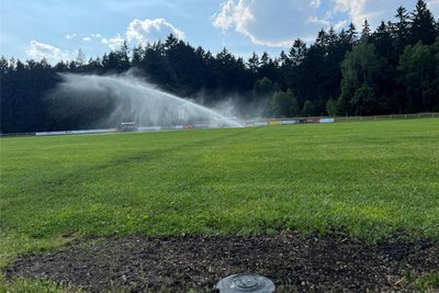 Im Syrauer Waldstadion konnte am Wochenende nicht gespielt werden.