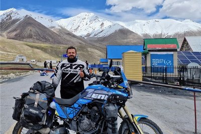 Sebastian Meyer am Khunjerab.