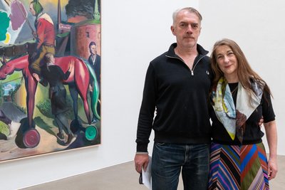 Das Künstler-Ehepaar Rosa Loy und Neo Rauch vergangenes Jahr in Leipzig.