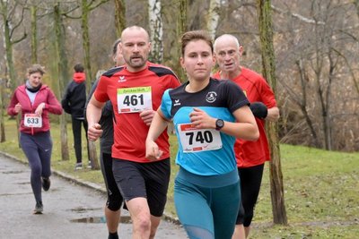 Sie kam, sah und siegte: Die 18-jährige Maja Schmidt vom Läuferbund Schwarzenberg gewann das 10-Kilometer-Rennen der Frauen.