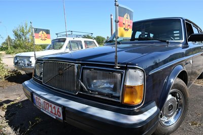 Aus der Flotte der DDR-Regierungsfahrzeuge stammt dieser Volvo eines Mittelsachsen.