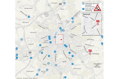 Immer noch eine Menge los auf den Baustellen der Stadt.