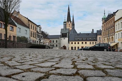 Der Markt in Burgstädt wird sich am Samstag zum Heimatmarkt mit zahlreichen Besuchern füllen.  Foto: Andreas Seidel/Archiv