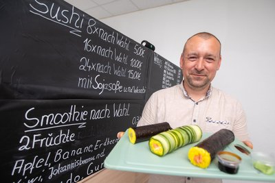 David Barth hatte sich mit seiner Freshbar einen langehegten Wunsch erfüllt.