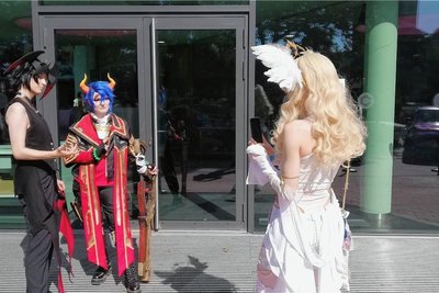 Bekannte Cosplayer treffen und gemeinsam Fotos machen ist für viele Besucher etwas ganz Besonderes.