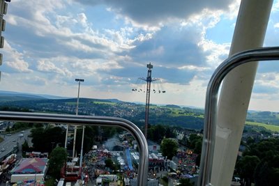 Am Freitag soll die Annaberger Kät – hier ein Bild von 2023 – eröffnet werden. Sie findet bis zum 9. Juni statt.