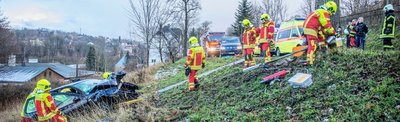 Ein Verkehrsunfall hat sich am Donnerstagnachmittag in Bärenstein ereignet.