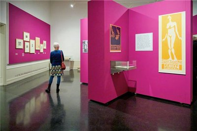 Blick in die Sonderausstellung in den Kunstsammlungen Zwickau. 