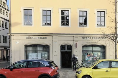 Die Freiberger Wohngeldstelle befindet sich im Bürgerhaus Obermarkt 21. 
