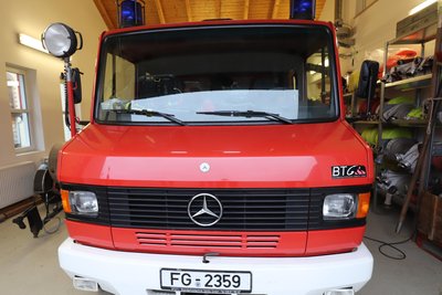 Der Mercedes TSFV ersetzte einst den Barkas in Hohentanne. Mittlerweile ist er auch bald ein Oldtimer.