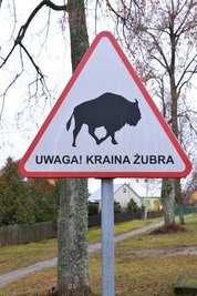 Ein Straßenschild mit Seltenheitswert in Europa.