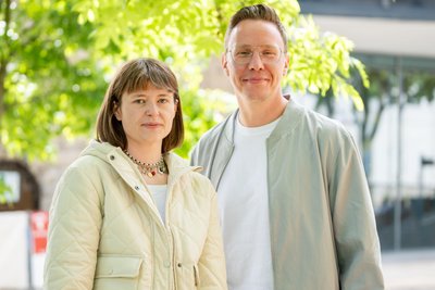 Lena Wagner und Christian Hössel von der Firma Hasselmann mit Sitz im Wartburgkreis und Betriebsteil in Reusa wollen Kultur in Plauen möglich machen.