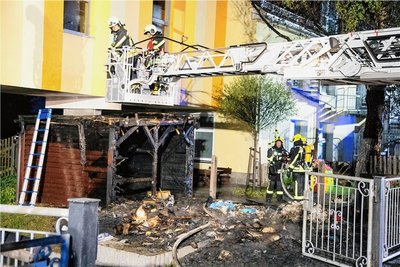 An der Kita in Bernsbach hatte es Anfang August gebrannt.