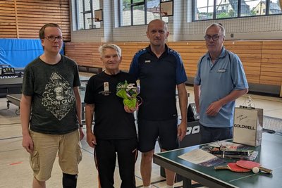 Jörg Konzack, Rainer Därr, Marek Surdziel und Michael Birkner (v. l.) wurden am Ende ausgezeichnet.