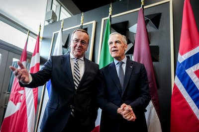 Pistorius hat unter anderem den kanadischen Premierminister Mark Carney getroffen.