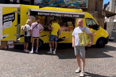 Zweites Großereignis in Lille: Nachdem Andreas Wagner im vergangenen Jahr bei Olympia in Nordfrankreich gewesen ist, war er diesmal hautnah beim Start der Tour de France dabei.