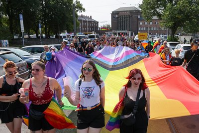 Auch der CSD in Zwickau muss von der Polizei geschützt werden.