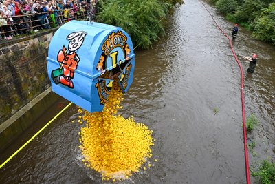 Das Entenrennen in Chemnitz gibt es seit 2011. 2025 soll ein neues Format hinzukommen.
