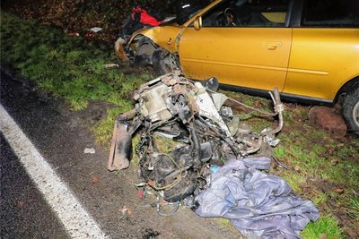 Die B 169 wurde in dem betreffenden Bereich gesperrt.