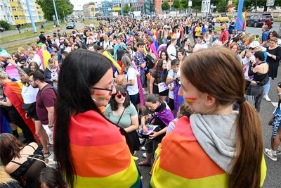 Umzug auf dem Innenstadtring: Auch am Samstag ist das beim CSD in Chemnitz wieder geplant.