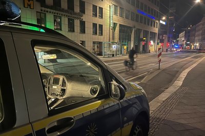 Kurz vor dem geplanten Ende der Fahrrad-Demo geschah gegen 21.30 Uhr der Zwischenfall.