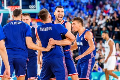 Die serbischen Basketballer konnten bei den Olympischen Spielen über den Gewinn der Bronzemedaille jubeln.