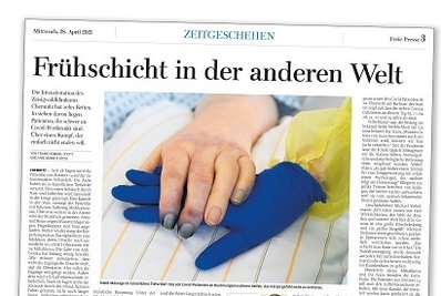 Im April berichtete die "Freie Prese" aus dem Innenleben der Station.