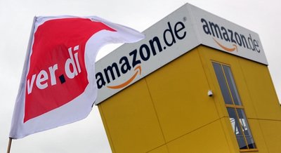 Die Gewerkschaft Verdi droht beim Internet-Versandhändler Amazon mit weiteren Streiks in der Vorweihnachtszeit.