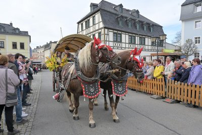 Der Festumzug der Vereine und Gewerbetreibenden ist am Wochenende einer der Höhepunkte.