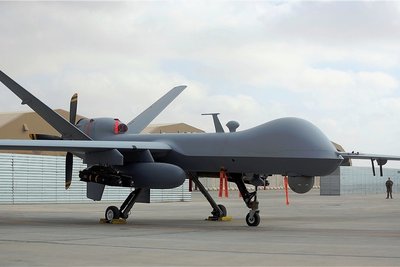Der Widerstand der SPD gegen Drohnen schwindet. Auf dem Foto ist eine US-Drohne vom Typ MQ-9 zu sehen. 