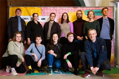 Das Kernteam für „Enter“ freut sich auf die kommende Arbeit.