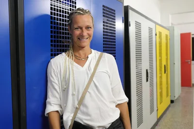 Claudia Nystad, erfolgreichste Skilangläuferin Deutschlands, kam für das Traditionstreffen in ihre alte Heimat.