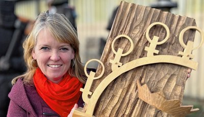 Stollbergs Marktmeisterin Bärbel Raatz.