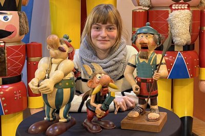 Die 23-jährige Jenny Löschner hat sich mit Galliern angefreundet.